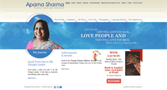 Desktop Screenshot of aparnasharma.in