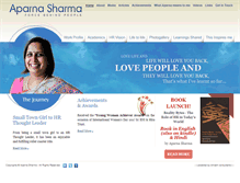 Tablet Screenshot of aparnasharma.in